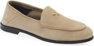 G/Fore Metal Tees Suede Flex Loafer in Pumice at Nordstrom, Size 7.5