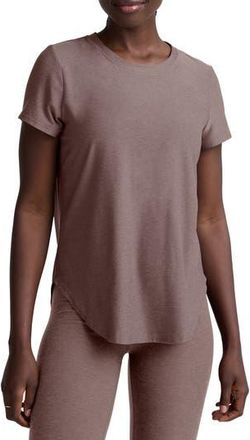 Beyond Yoga On the Down Low T-Shirt in Rosey Taupe Heather at Nordstrom Rack, Size X-Large