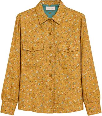 iBlues Omkeerbaar Shirt - Dames - Overhemden - Geel - XS - Overhemden