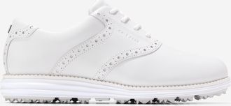 Cole Haan Womens &Oslash;riginal Grand Saddle Golf Shoes - White Size 5.5