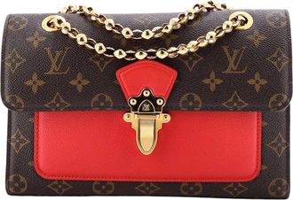 Louis Vuitton Red Monogram Canvas & Leather Victoire (Authentic Pre-Loved)