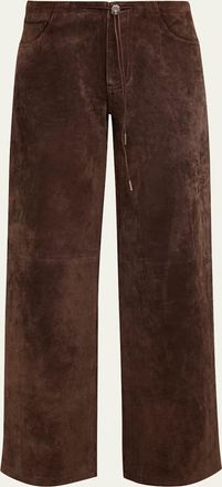 Still Here Cool Suede Low-Rise Jeans