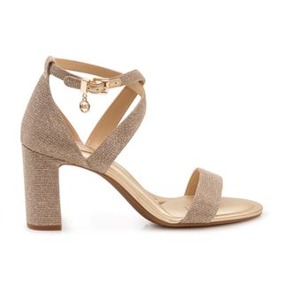Michael Kors High Heel Sandals, female, Yellow, Size: 7 1/2 US Alexa Flex Mid Sandal