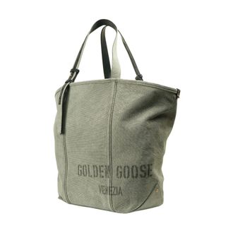 Golden Goose Tote Bags, unisex, Green, Size: ONE SIZE 24/7 Nord Sud Tote