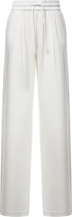Max Mara Wide Broeken - Dames - Wijde Broeken - Wit - XS - Broeken