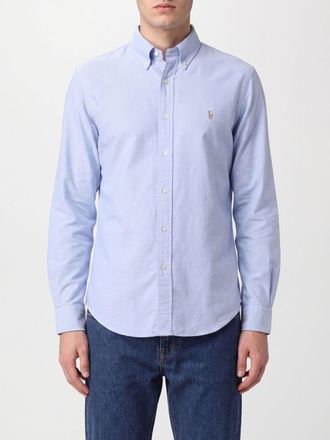 Polo Ralph Lauren Camicia in cotone stretch con colletto button-down e logo