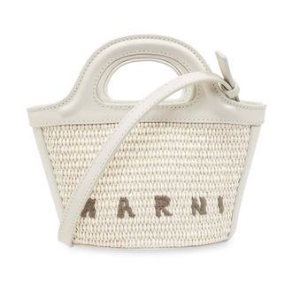 Marni Tassen, Dames, Wit, ONE Size, Tropicalia Micro