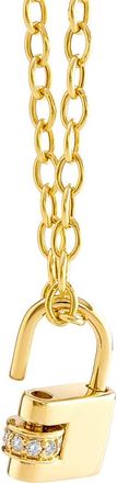 Syna Wishlock Charm in Yellow Gold at Nordstrom, Size X-Small