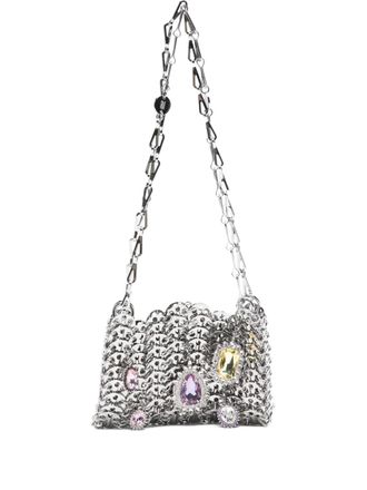 Paco Rabanne chain satchel shoulder bag - Zilver