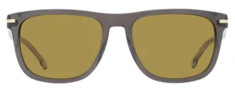 HUGO BOSS Classic Rectangular Sunglasses - Gray