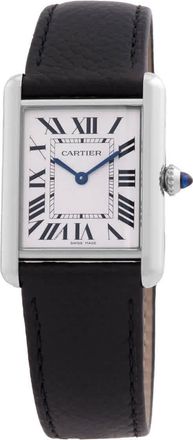Cartier Tank Must SolarBeat Quartz White Dial Watch WSTA0120
