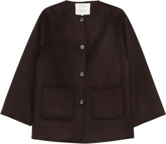 Yerse Suede Fringed Jacket - Dames - Zomerjassen - Bruin - XS - Leer - Jassen
