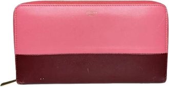 Celine Pre-owned Leather Wallet - Dames - Vintage Accessoires - Veelkleurig - ONE Size - Leer - Vintage