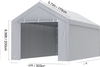 OEM Cubierta De Repuesto Para Cochera, Impermeable Y Duradera, Con Protecci&oacute;n Uv
