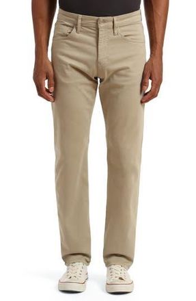 Mavi Zach Straight Leg Twill Pants in Aluminum Twill at Nordstrom Rack, Size 31 X 32