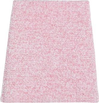 Balenciaga Boucl&eacute; Mini Rok - Dames - Korte rokken - Roze - M - Rokken