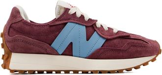 New Balance 327 contrast-panel sneakers - unisex - Calf Suede/Fabric/Rubber - 6.5 - Red