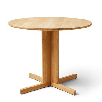 Form & Refine Trefoil Tisch, &Oslash; 90 cm, Eiche natur