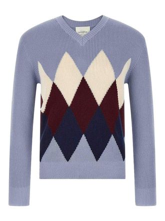 Ballantyne Argyle Pattern Sweater