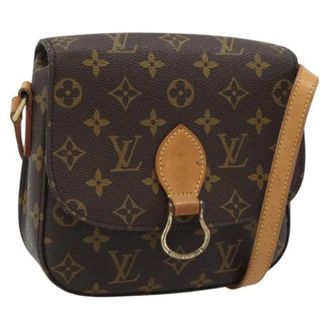 Louis Vuitton Pre-owned Saint Cloud MM Schoudertas - Dames - Pre-owned - Bruin - Maat: ONE Size Leer