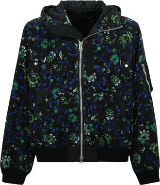 sacai Bomberjack - Heren - Bomber jackets - Veelkleurig - L - Katoen - Jassen