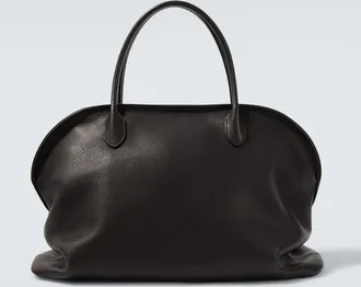 The Row Agnes 16 leather top-handle bag