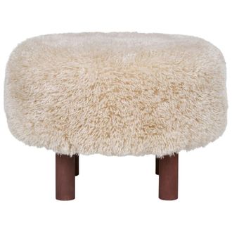 Moloo Puf de tela de bucle beige &oslash;50cm