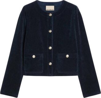 Pennyblack Hardy Jacket - Dames - Zomerjassen - Blauw - L - Katoen - Jassen