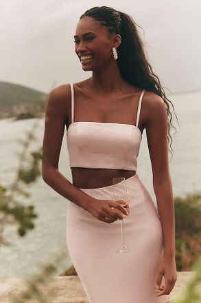 Mare Mare Lydia Satin Skirt and Cape Set