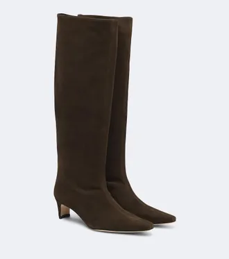 Staud Wally suede knee-high boots