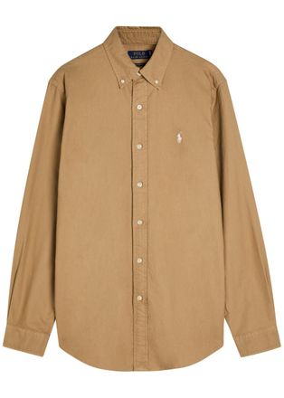 Polo Ralph Lauren Logo-embroidered Cotton Shirt - Brown - XL