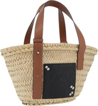 Loewe Pre-owned Tote Bags, female, Beige, Size: ONE SIZE Pre-owned Hand Bag