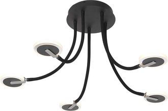 Steinhauer Steinhauer - Plaf&oacute;n - Turound - Negro - Metal - &Oslash; 92cm - Led