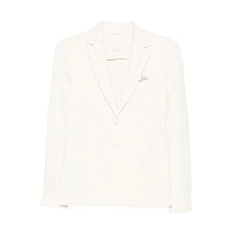 Circolo 1901 Blazers, female, White, Size: XL Blazer Jacket