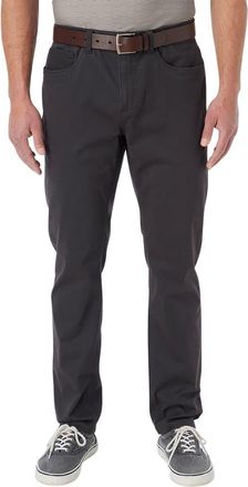 Fair Harbor Horizon Modern Fit Stretch Cotton Blend 5-Pocket Pants in Charcoal at Nordstrom, Size 34