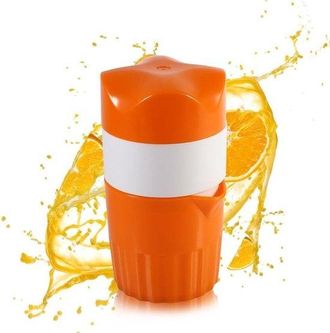 OEM Exprimidor De Naranjas - Prensa Manual Para C&iacute;tricos - Extracci&oacute;n De Zumo - Dise&ntilde;o En Forma De C&uacute;pula - 9 X 17,5 Cm - Naranja