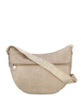 Borbonese Luna medium schoudertas - Beige