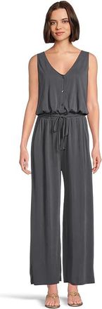 Splendid Giada Sandwash Jumpsuit Womens Clothing Ink : LG (Womens 10-12) 26.5, Modal/Polyester