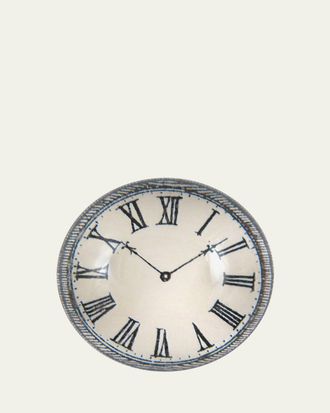 John Derian Black & White Clock Dome Paperweight