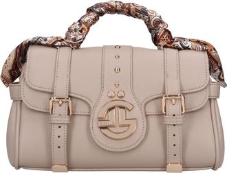 Ga&euml;lle Paris Gaelle Beige - Dames - Handtassen - Beige - ONE Size - Leer - Tassen