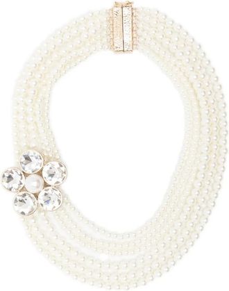 Rosantica Necklaces, female, White, Size: ONE SIZE 17829 Matera Gold