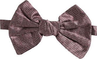 Dolce & Gabbana Silk Adjustable Bow Tie - Maroon