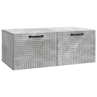 vidaXL Mueble Para Tv De Pared Gris Hormig&oacute;n 78,5 X 41 X 30 Cm Vidaxl