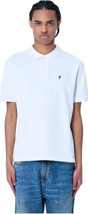 Noah Piqu&eacute; Polo Shirt - Heren - Polos - Wit - S - Katoen - Tops