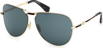 Max Mara MM0134 30N Shiny Deep Gold/Green