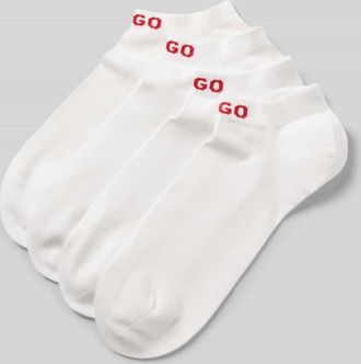 HUGO BOSS Socken aus Baumwoll-Mix im 4er-Pack in Weiss, Gr&ouml;&szlig;e 39-42