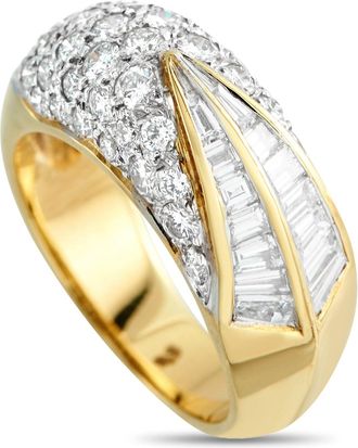 Luxury Bazaar 18K Yellow Gold 1.85ct Diamond Ring MF04-031726