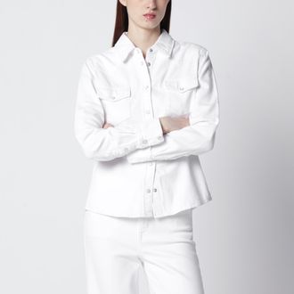 Frame Denim White rigid denim shirt