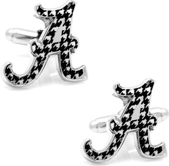 Cufflinks Inc. NCAA Collegiate University of Alabama Houndstooth Cuff Links in Alabama Houndstooth Edition at Nordstrom