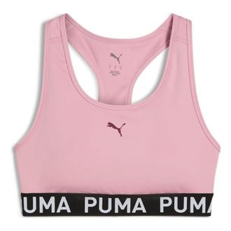 Puma (WMNS) PUMA 4Keeps Ribbed Mid-Impact Sports Bra Pink 526962-10